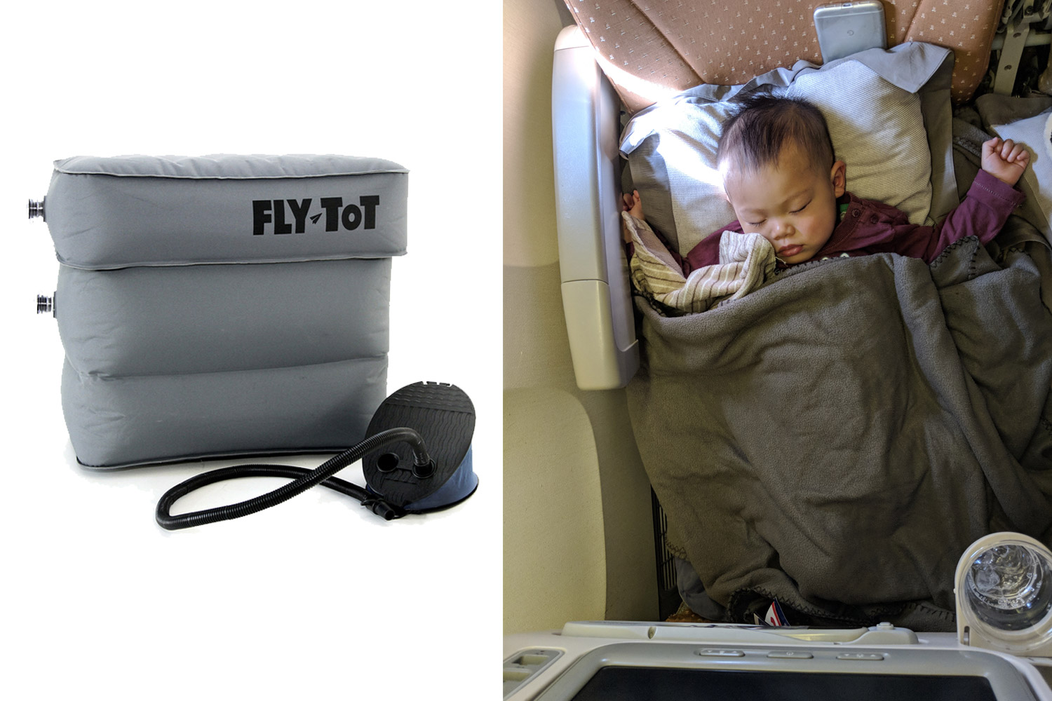 baby travel plane bed